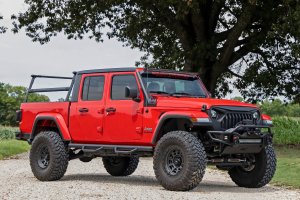 Jeep Gladiator Nerf Steps - Cab Length - Rough Country - Crew Cab - '20-'24 Jeep Gladiator Nerf Steps - Cab Length - Rough Country - Crew Cab - '20-'24